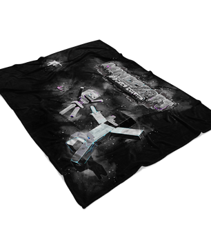 Minecraft Fleece Blanket Abstract Black Blanket - Lusy Store
