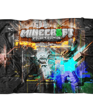 Minecraft Fleece Blanket Abstract Colorful Blanket - Lusy Store