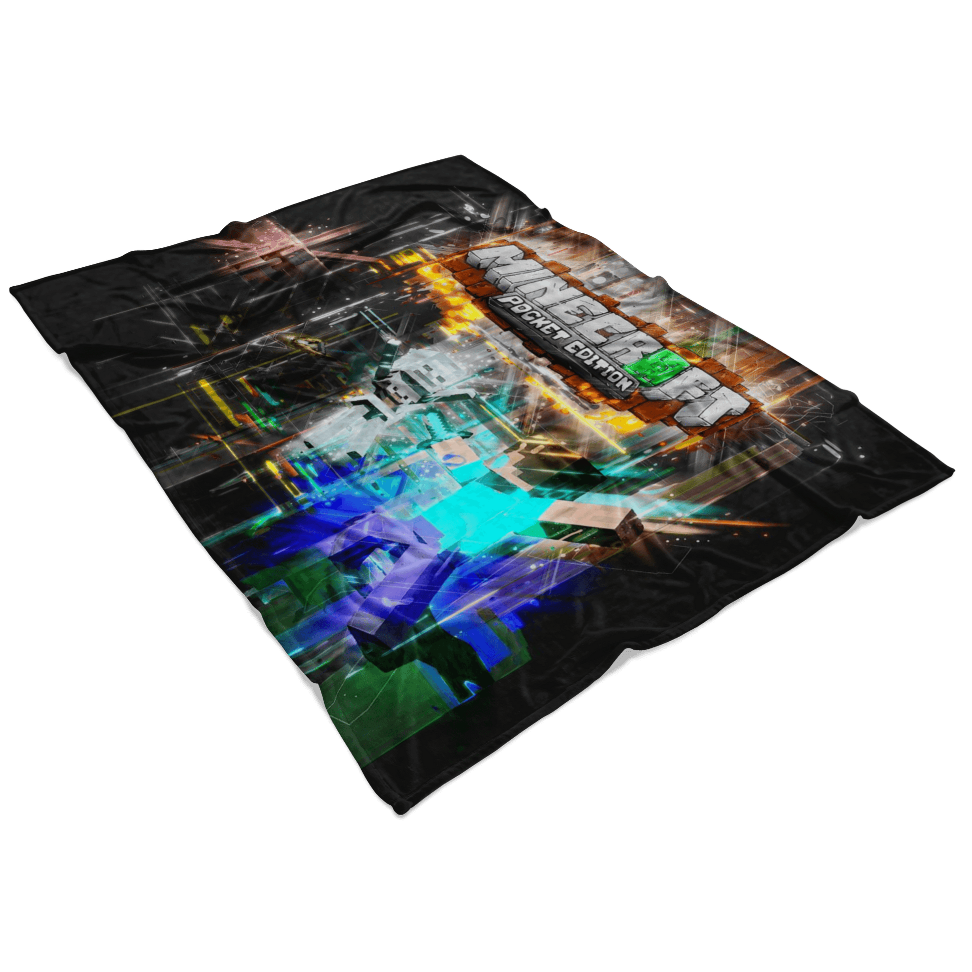 Minecraft Fleece Blanket Abstract Colorful Blanket - Lusy Store