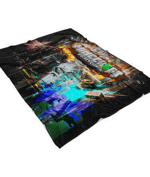 Minecraft Fleece Blanket Abstract Colorful Blanket - Lusy Store