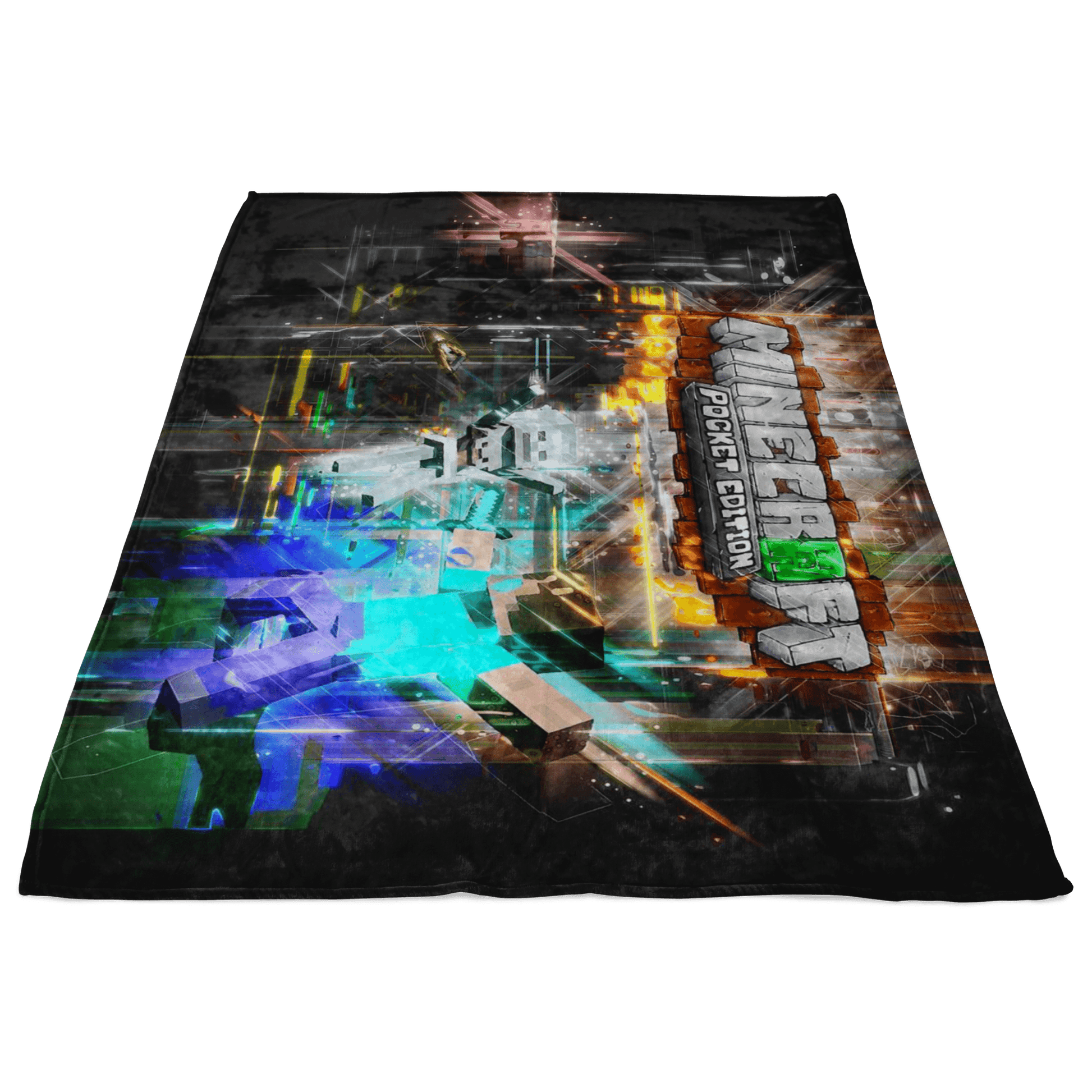 Minecraft Fleece Blanket Abstract Colorful Blanket - Lusy Store