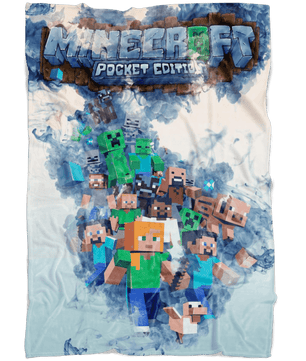 Minecraft Fleece Blanket Animated Ink Flow Blanket - Lusy Store