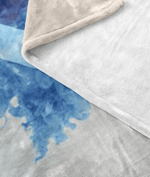 Minecraft Fleece Blanket Animated Ink Flow Blue Blanket - Lusy Store