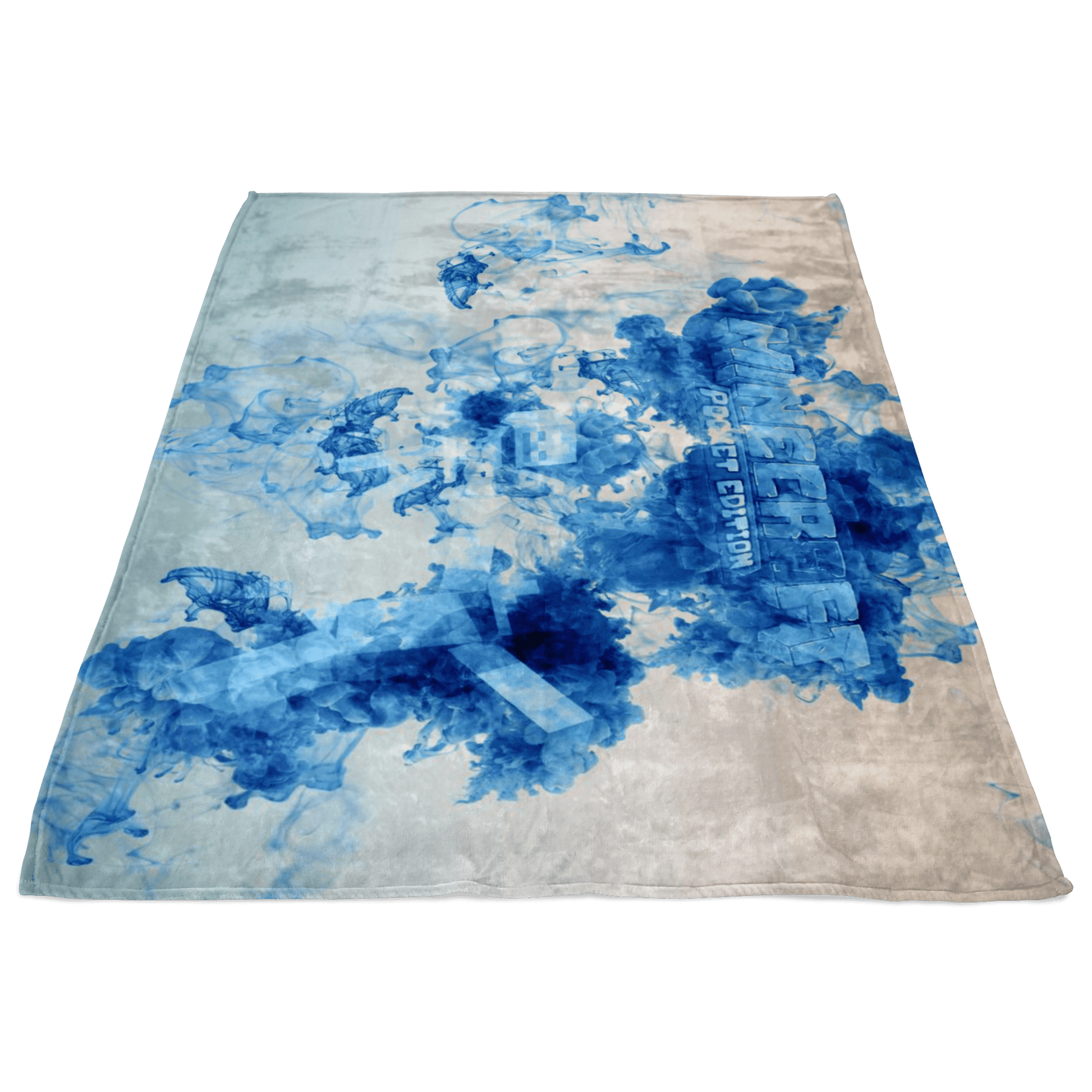 Minecraft Fleece Blanket Animated Ink Flow Blue Blanket - Lusy Store