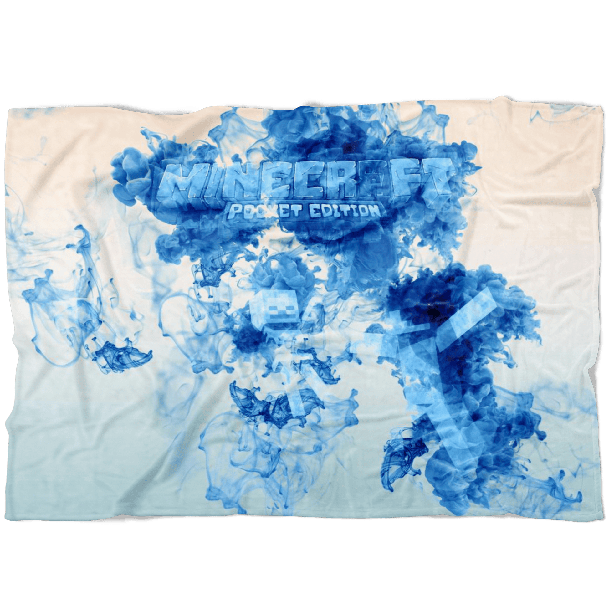 Minecraft Fleece Blanket Animated Ink Flow Blue Blanket - Lusy Store