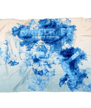 Minecraft Fleece Blanket Animated Ink Flow Blue Blanket - Lusy Store