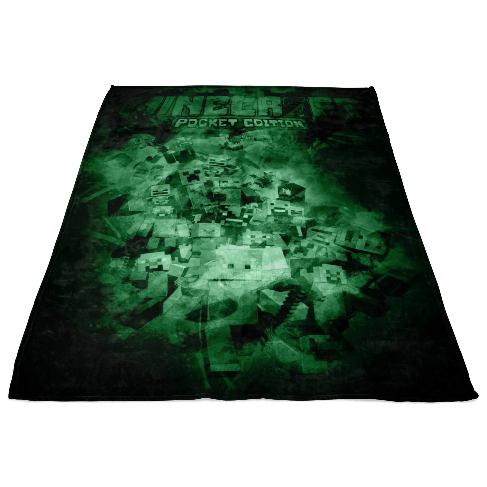 Minecraft Fleece Blanket Antiq Watercolor Green Blanket - Lusy Store