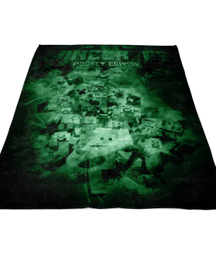 Minecraft Fleece Blanket Antiq Watercolor Green Blanket - Lusy Store