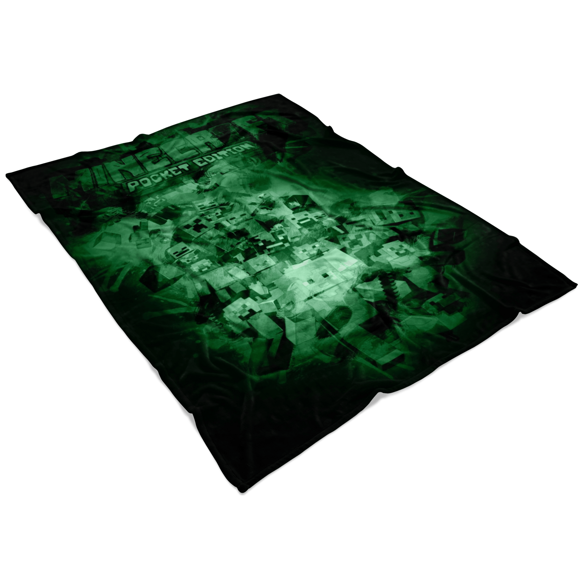 Minecraft Fleece Blanket Antiq Watercolor Green Blanket - Lusy Store