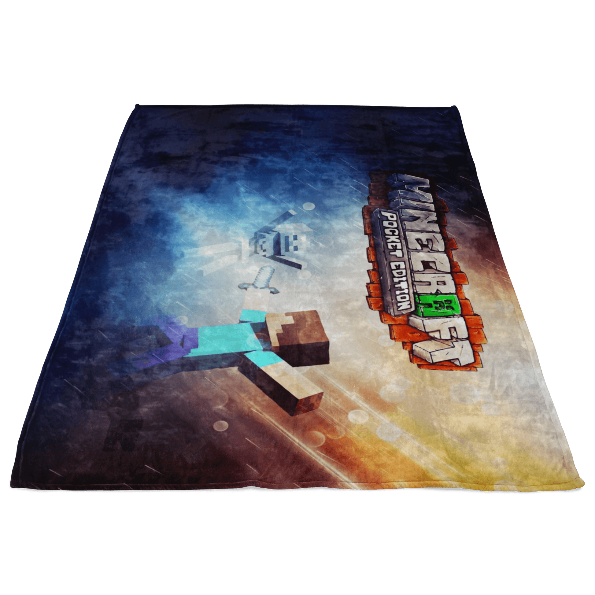 Minecraft Fleece Blanket Battlefield Blue Blanket Warm And Super Comfortable Best Gift For Kids - Lusy Store