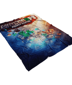Minecraft Fleece Blanket Battlefield Blue Blanket Warm And Super Comfortable Best Gift For Kids - Lusy Store