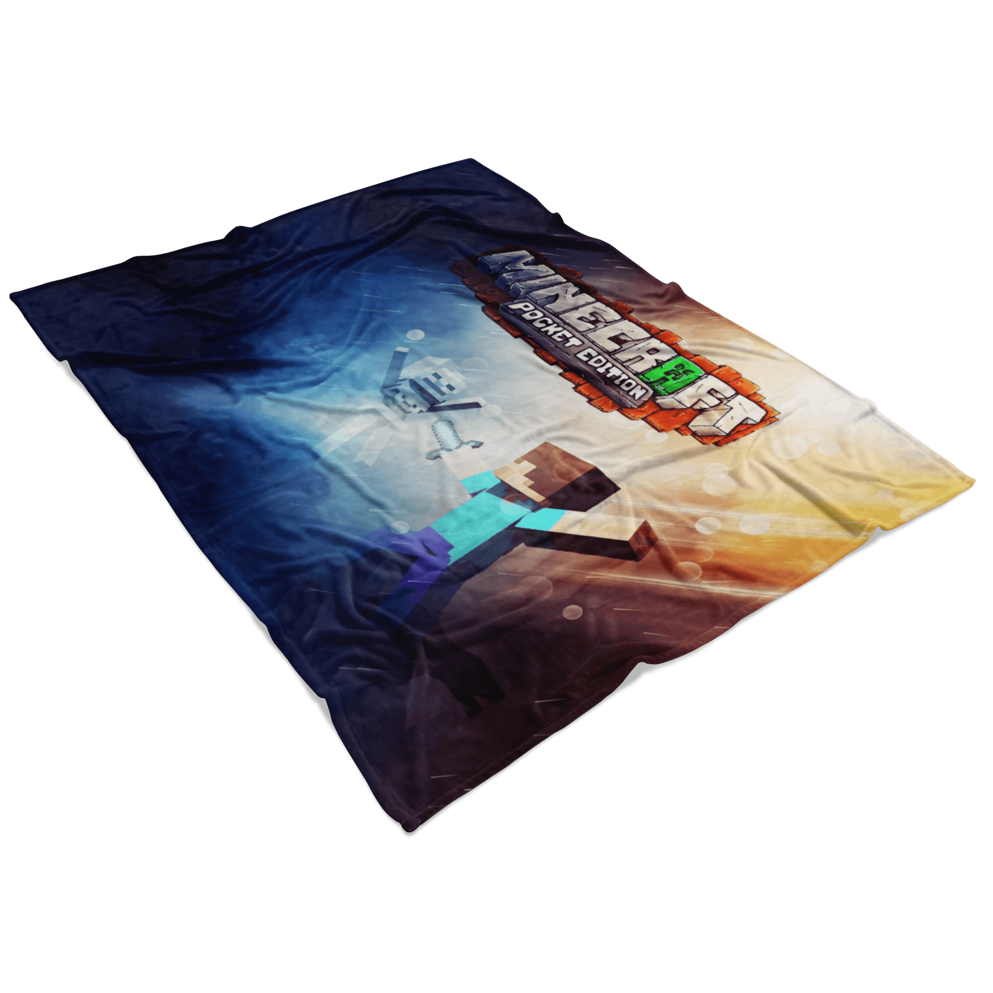 Minecraft Fleece Blanket Battlefield Blue Blanket Warm And Super Comfortable Best Gift For Kids - Lusy Store