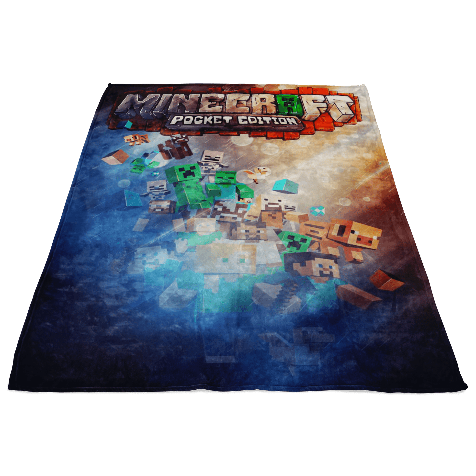 Minecraft Fleece Blanket Battlefield Blue Blanket Warm And Super Comfortable Best Gift For Kids - Lusy Store