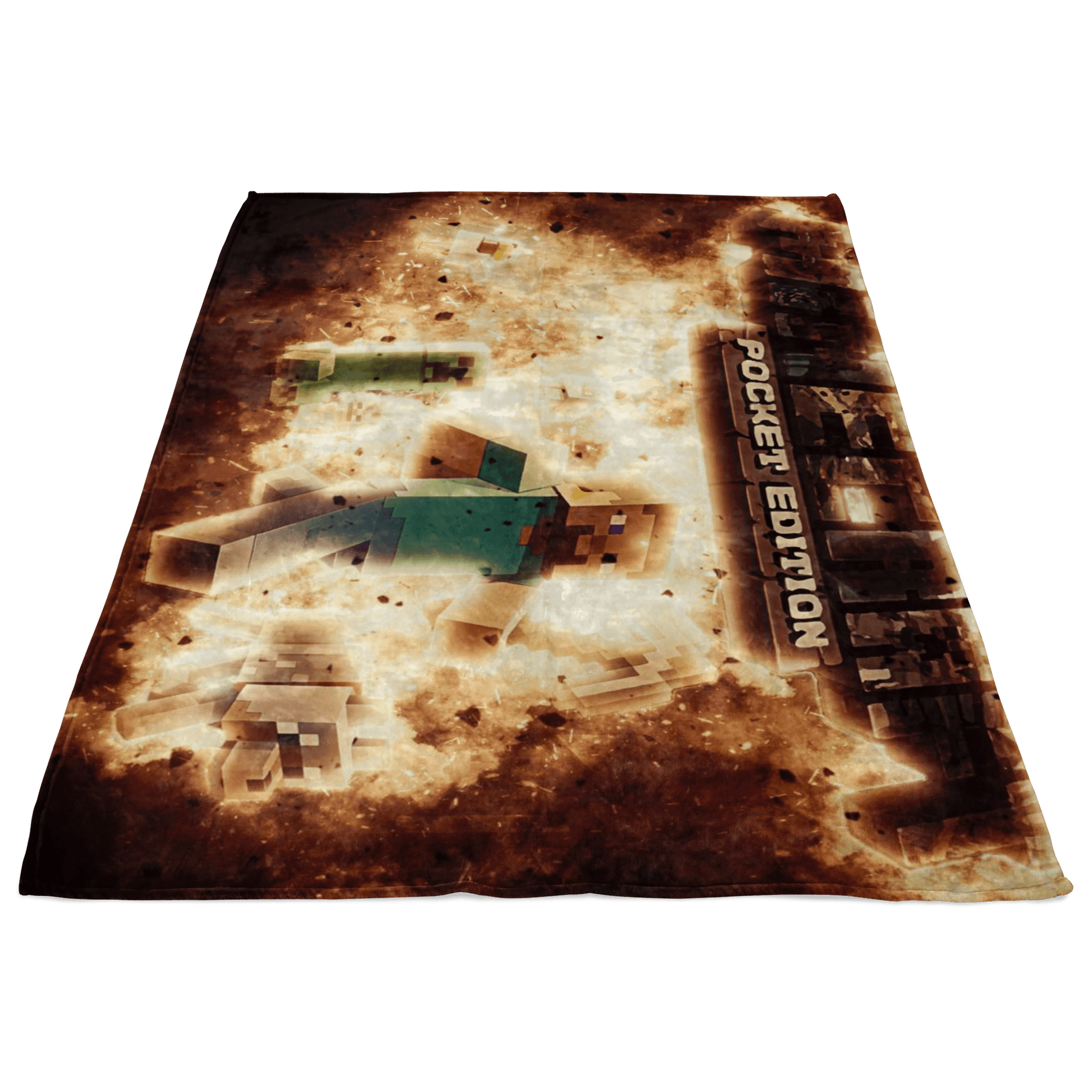 Minecraft Fleece Blanket Blasting Black Blanket Warm And Super Comfortable Best Gift For Kids - Lusy Store