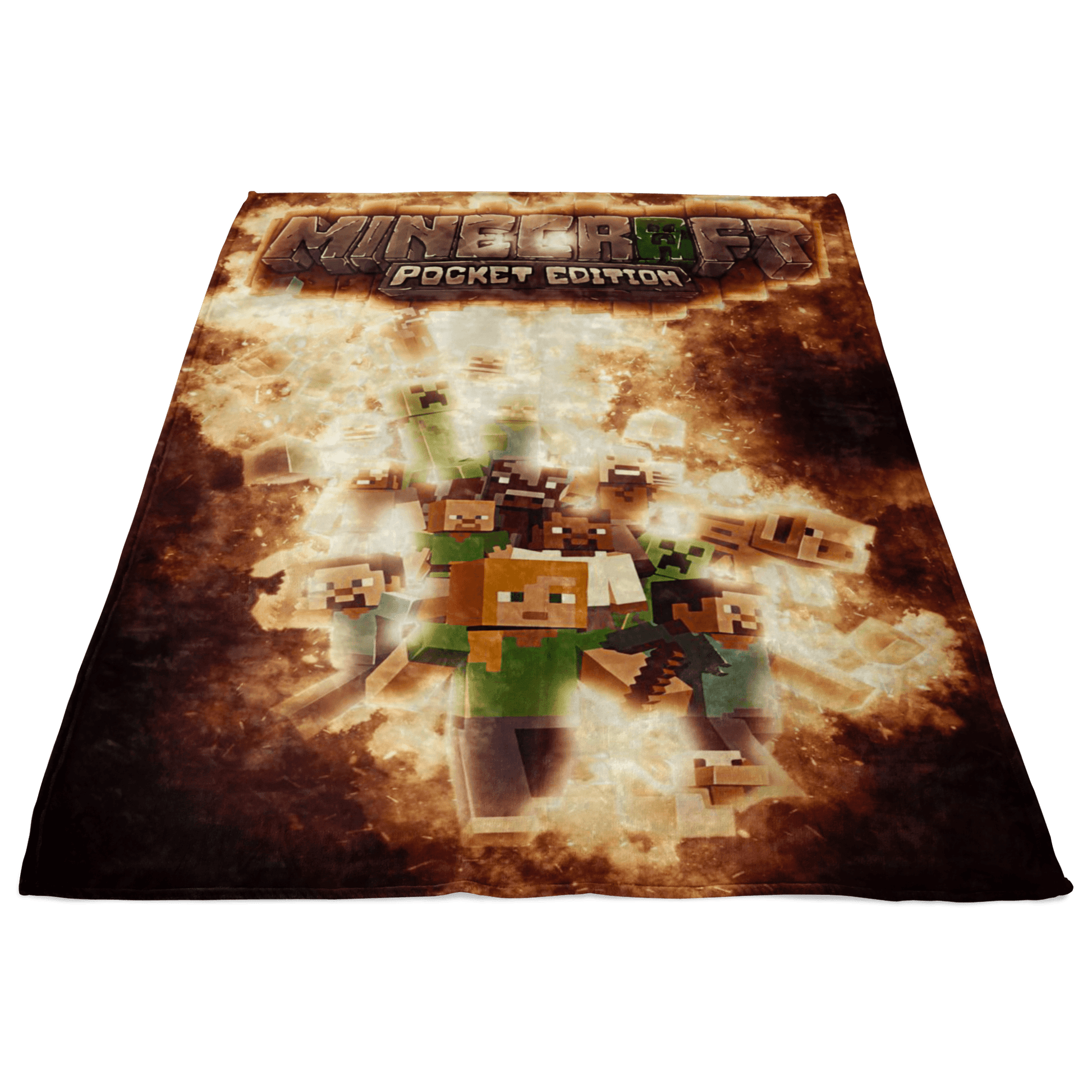 Minecraft Fleece Blanket Blasting Black Blanket Warm And Super Comfortable Best Gift For Kids - Lusy Store