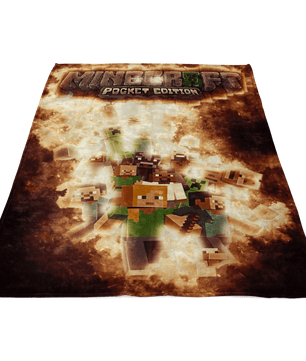 Minecraft Fleece Blanket Blasting Black Blanket Warm And Super Comfortable Best Gift For Kids - Lusy Store