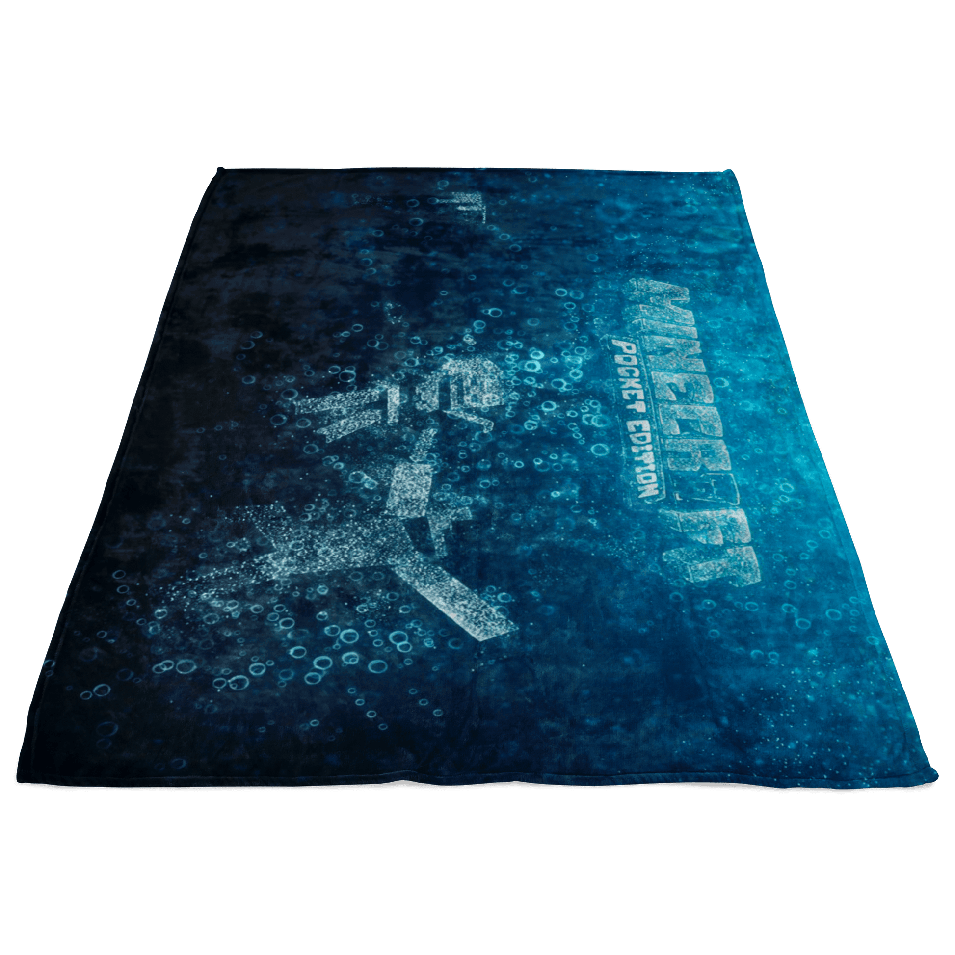 Minecraft Fleece Blanket Brightum Bubbles Blue Blanket - Lusy Store