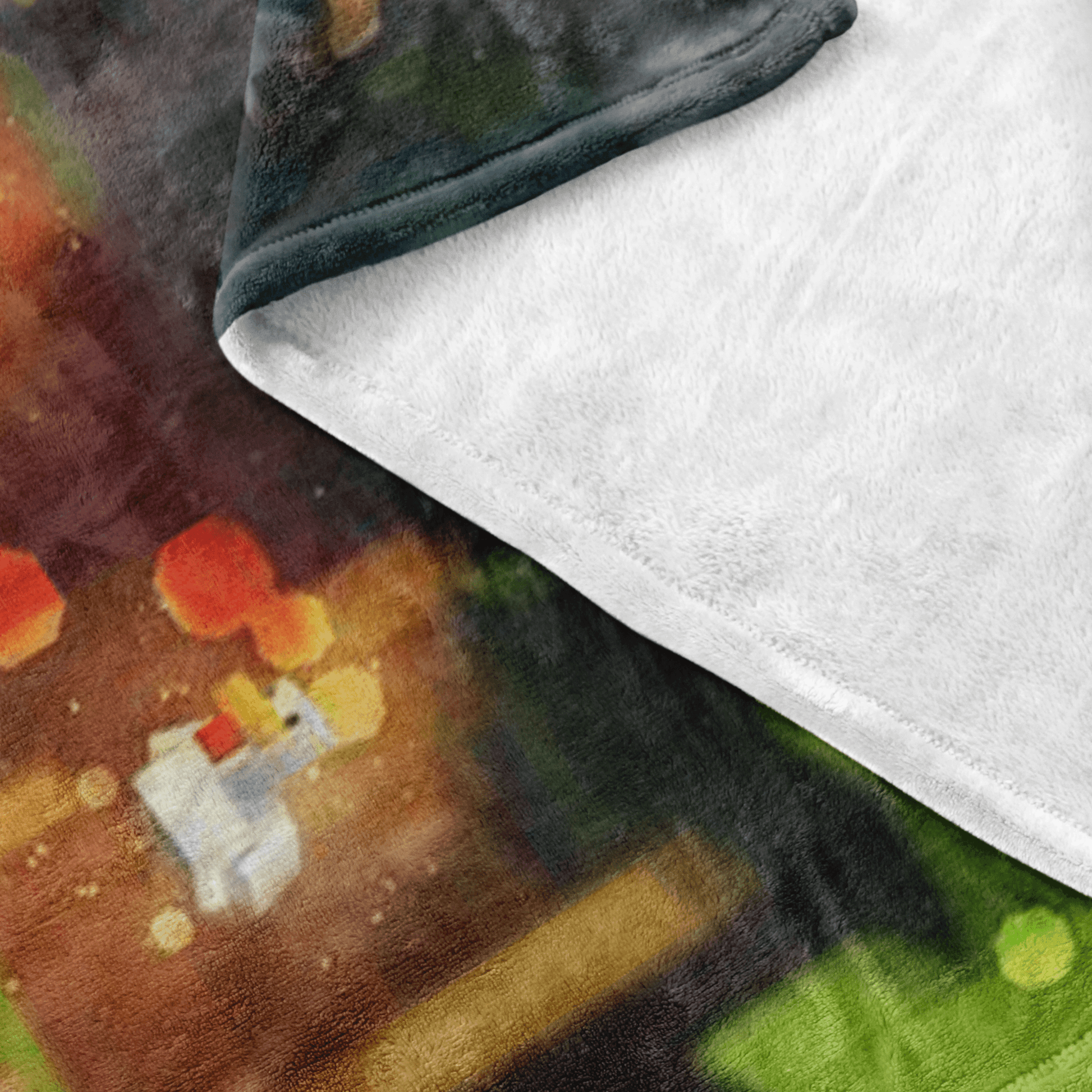 Minecraft Fleece Blanket Brightum Colorful Blanket - Lusy Store
