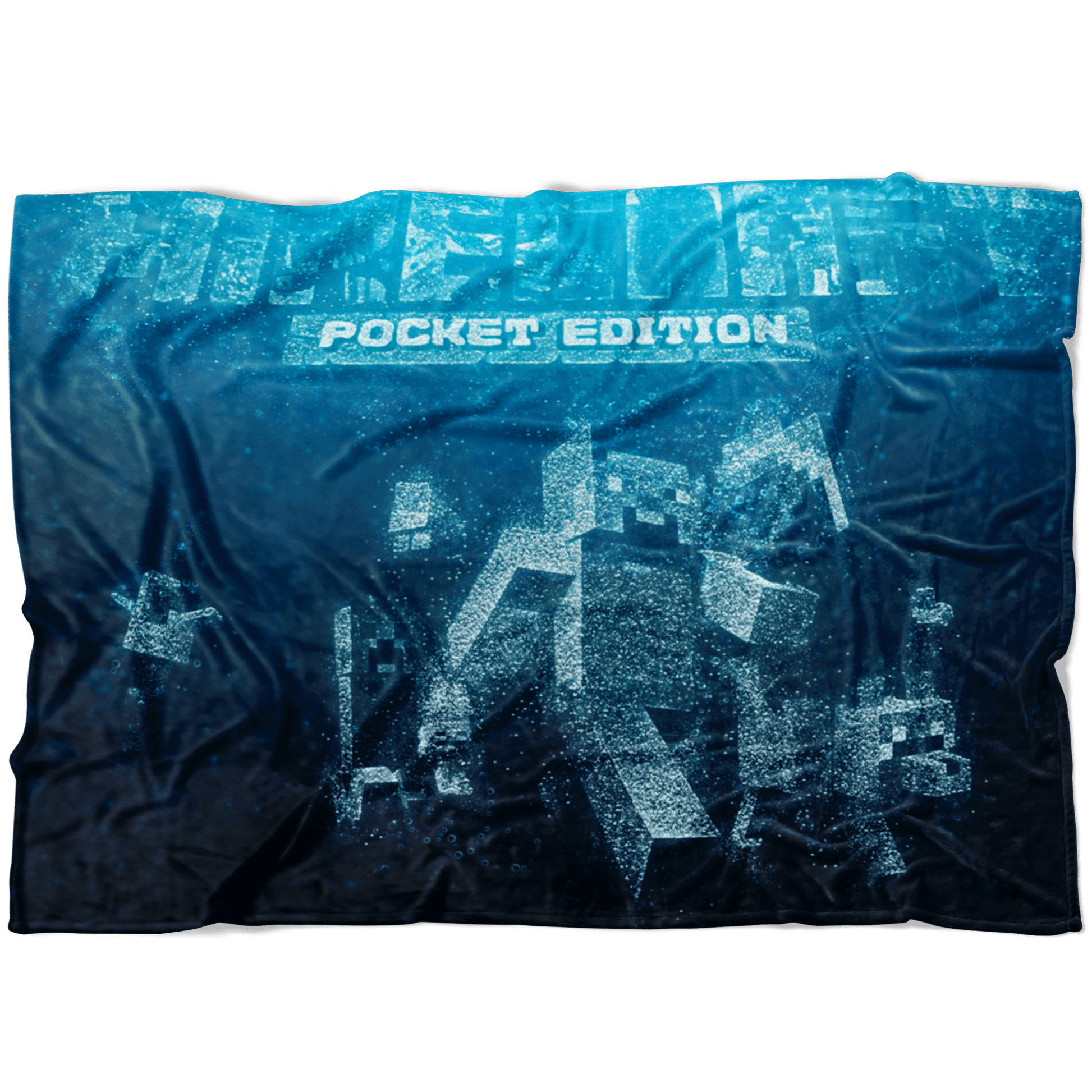 Minecraft Fleece Blanket Bubbles Blue Blanket - Lusy Store