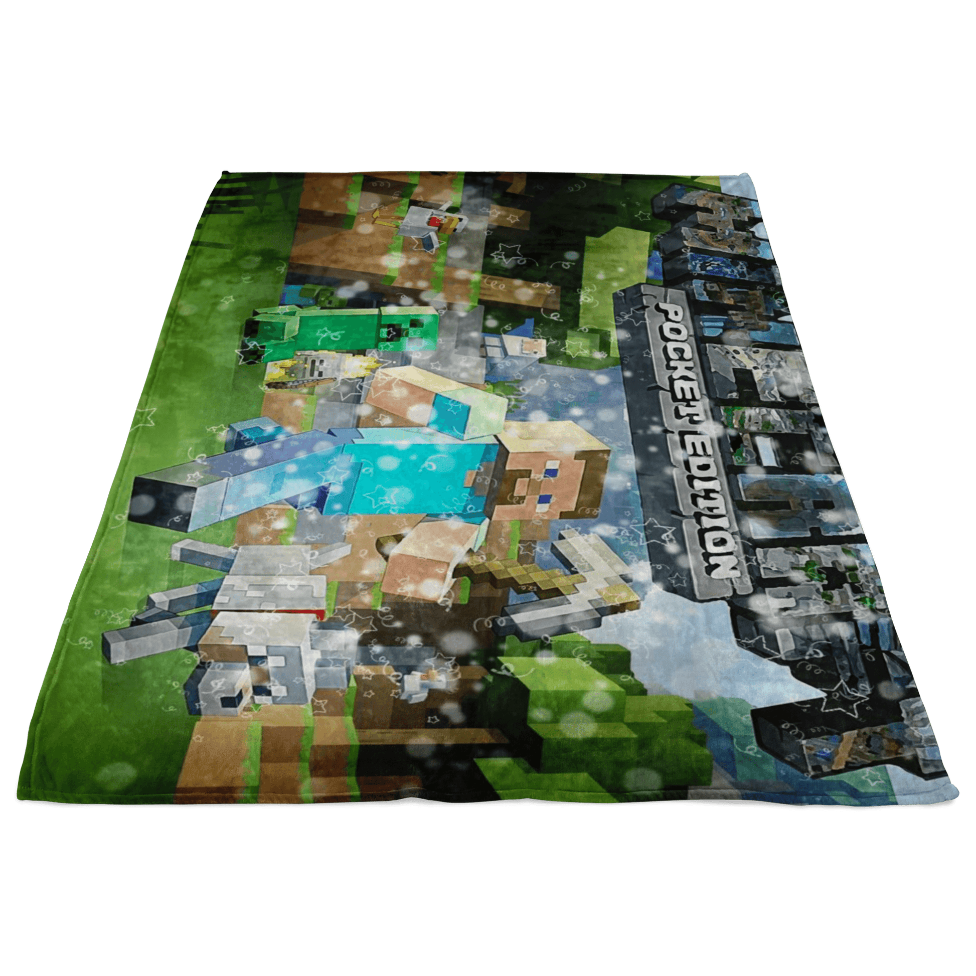 Minecraft Fleece Blanket Celebratum Colorful Blanket - Lusy Store