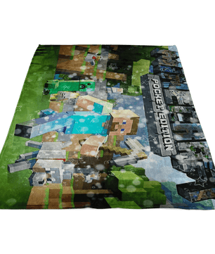 Minecraft Fleece Blanket Celebratum Colorful Blanket - Lusy Store