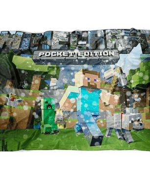 Minecraft Fleece Blanket Celebratum Colorful Blanket - Lusy Store