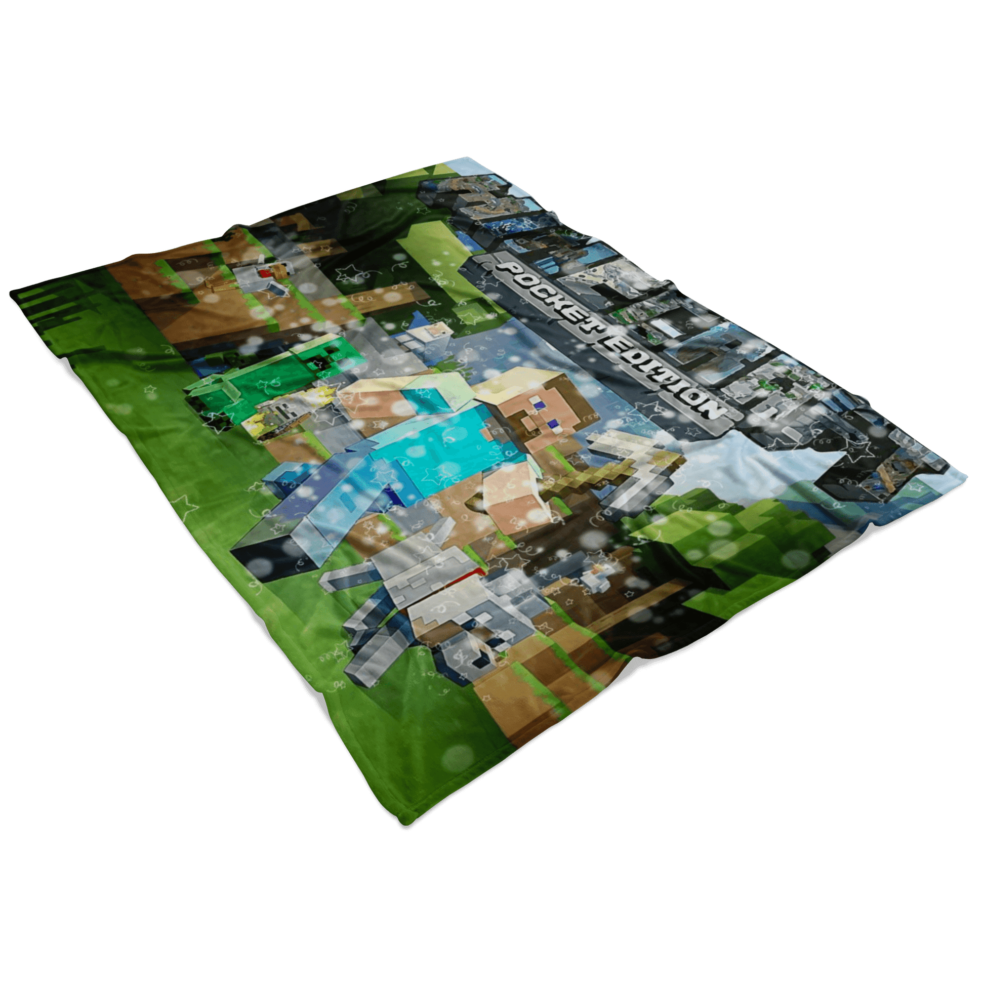 Minecraft Fleece Blanket Celebratum Colorful Blanket - Lusy Store
