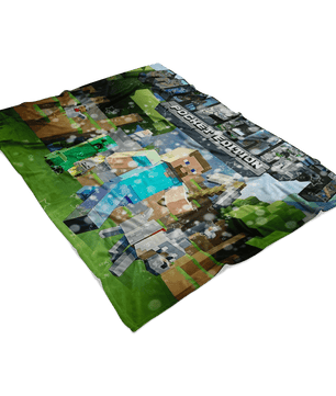 Minecraft Fleece Blanket Celebratum Colorful Blanket - Lusy Store