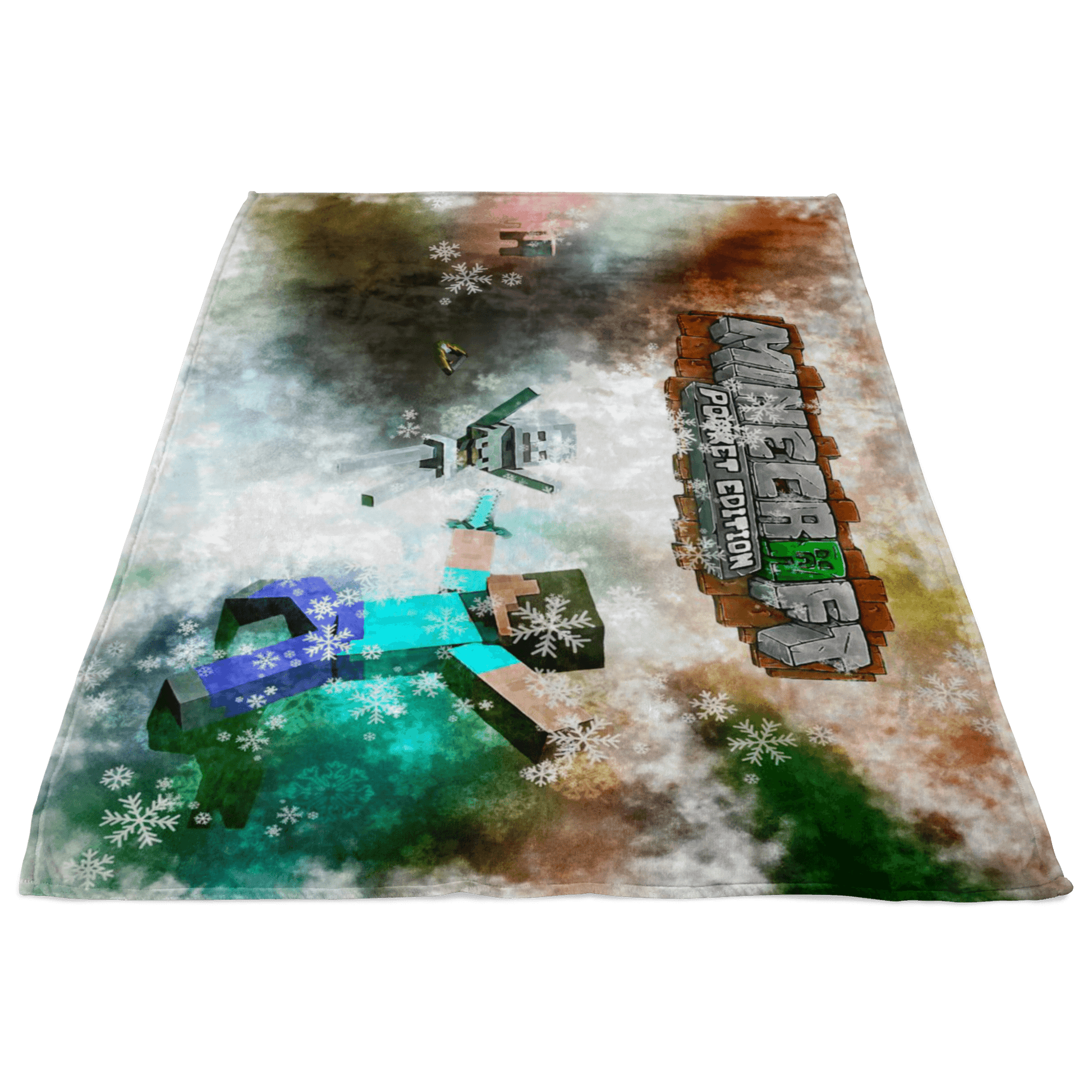 Minecraft Fleece Blanket Celebratum White Blanket Warm And Super Comfortable Best Gift For Kids - Lusy Store