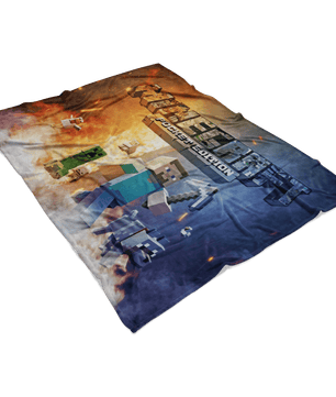 Minecraft Fleece Blanket Champions Blanket Warm And Super Comfortable Best Gift For Kids - Lusy Store