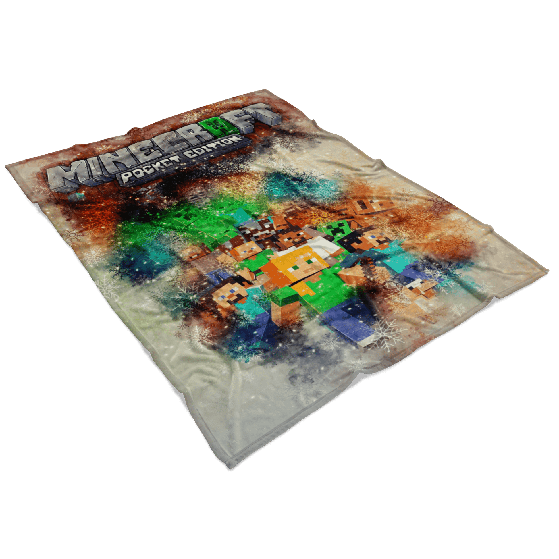 Minecraft Fleece Blanket Christmas Colorful Blanket - Lusy Store