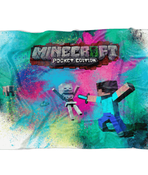 Minecraft Fleece Blanket Color Dust Colorful Blanket - Lusy Store