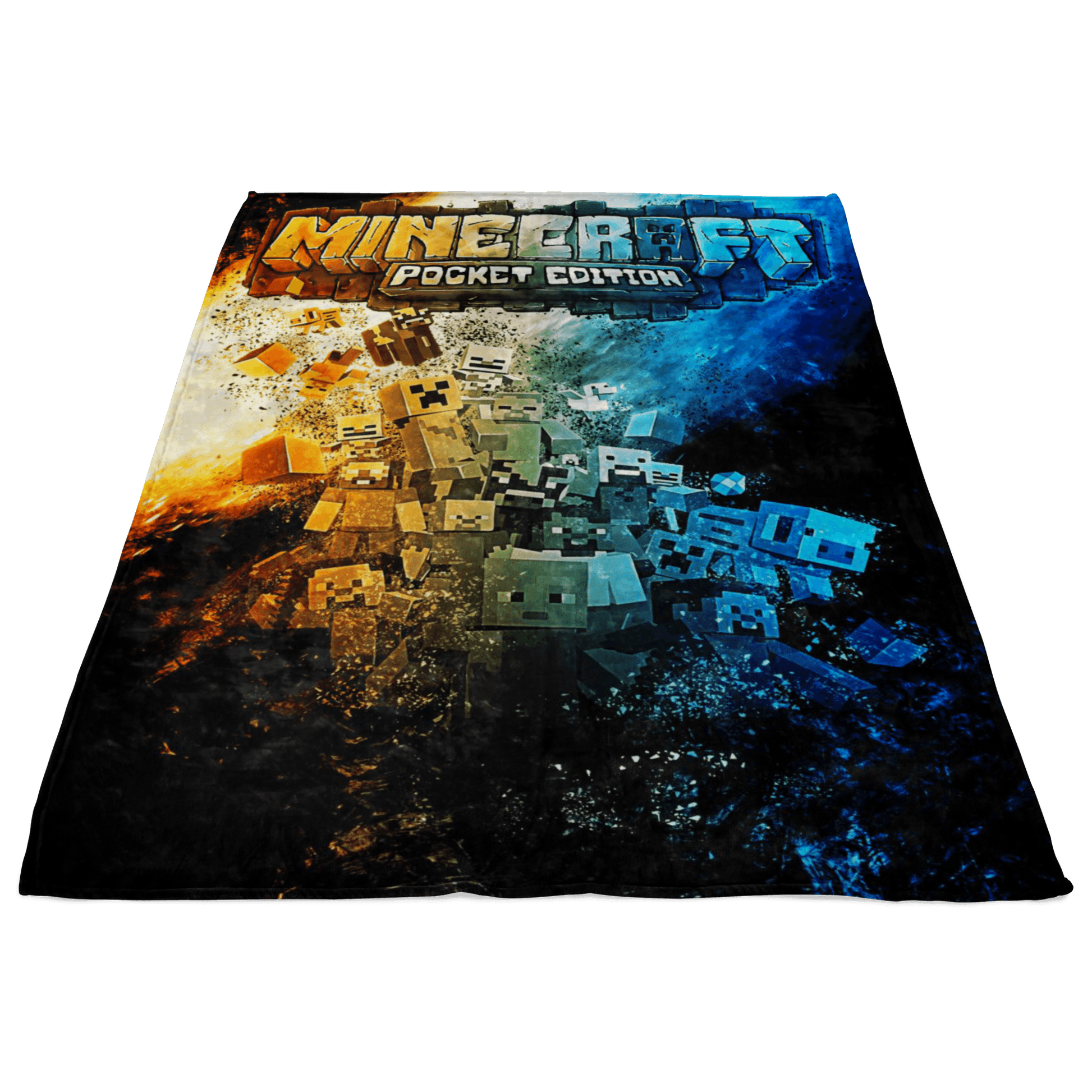 Minecraft Fleece Blanket Commando Black Blanket - Lusy Store