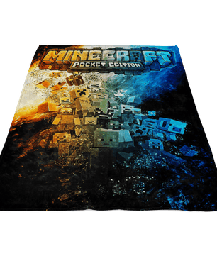 Minecraft Fleece Blanket Commando Black Blanket - Lusy Store