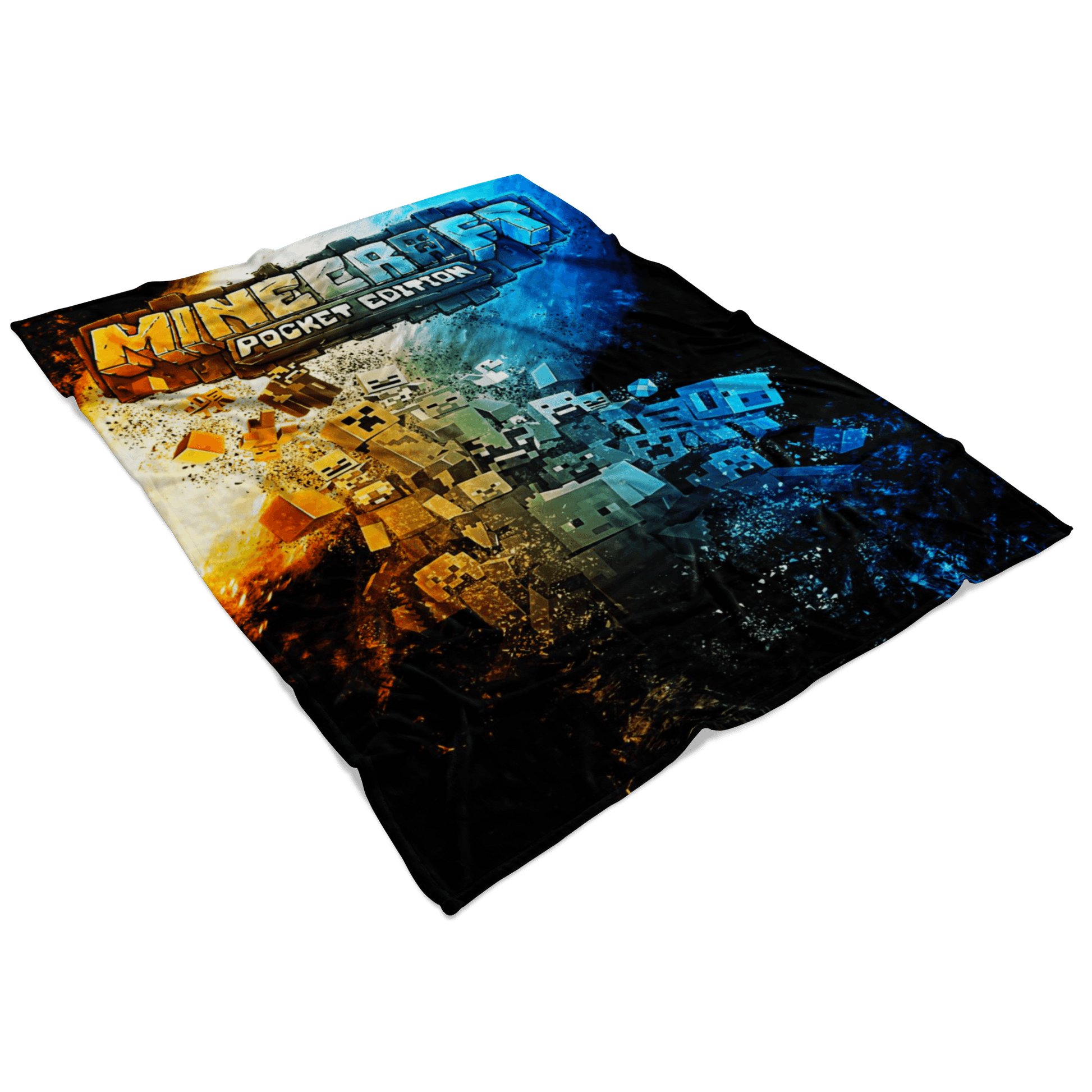 Minecraft Fleece Blanket Commando Black Blanket - Lusy Store