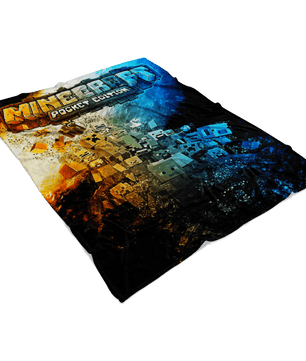 Minecraft Fleece Blanket Commando Black Blanket - Lusy Store