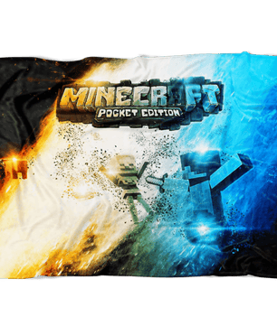 Minecraft Fleece Blanket Commando Colorful Blanket - Lusy Store