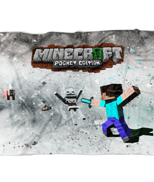 Minecraft Fleece Blanket Cortisol Grey Blanket - Lusy Store