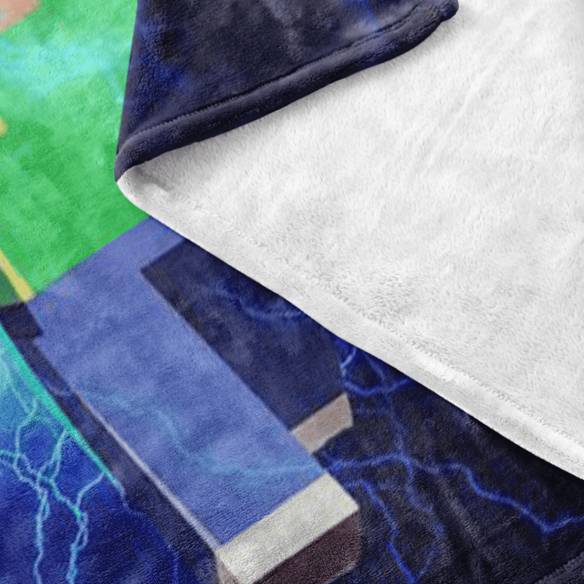 Minecraft Fleece Blanket Electric Black Blanket - Lusy Store
