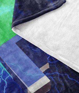Minecraft Fleece Blanket Electric Black Blanket - Lusy Store