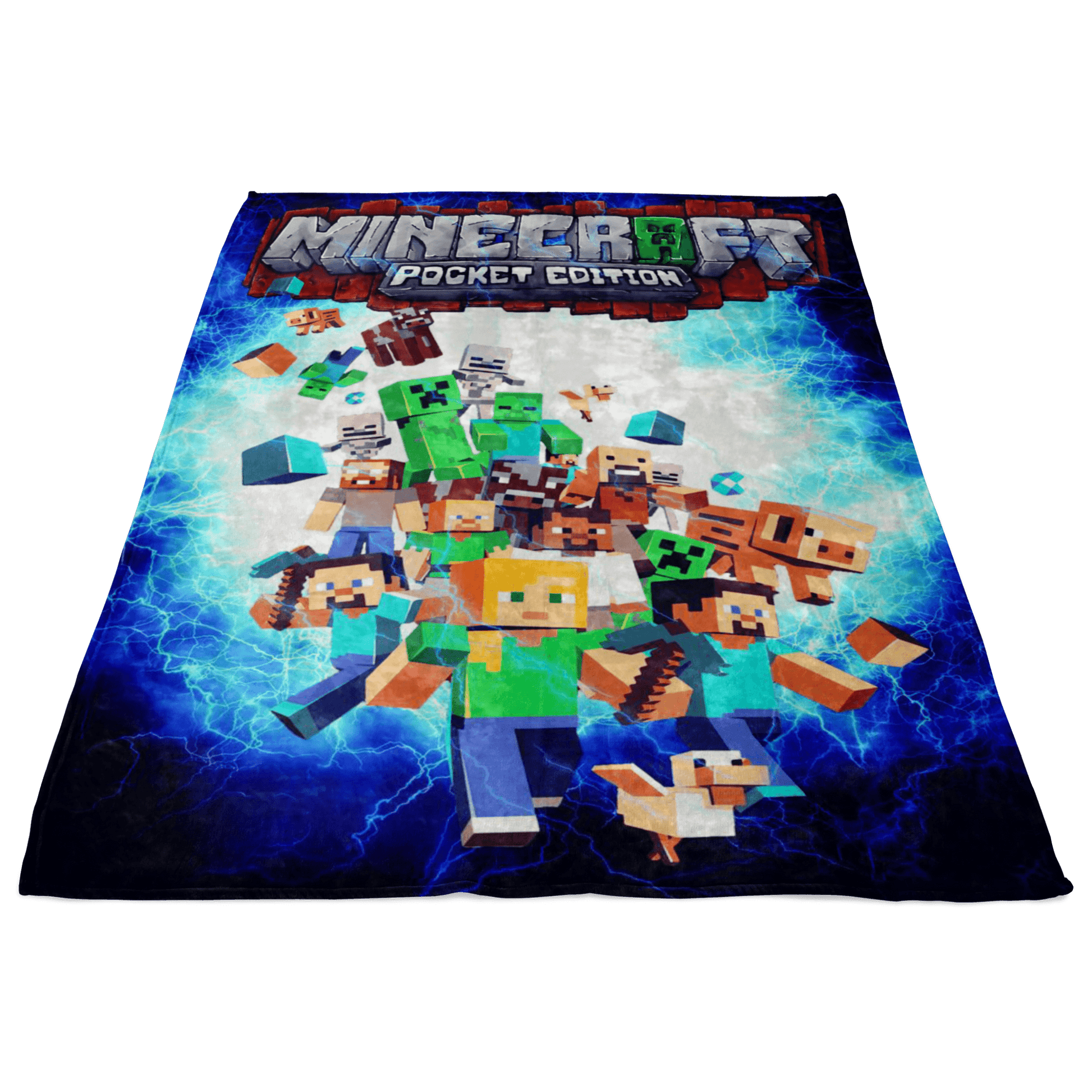 Minecraft Fleece Blanket Electric Black Blanket - Lusy Store