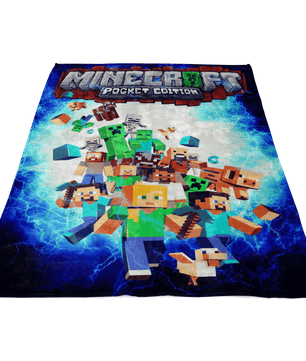 Minecraft Fleece Blanket Electric Black Blanket - Lusy Store