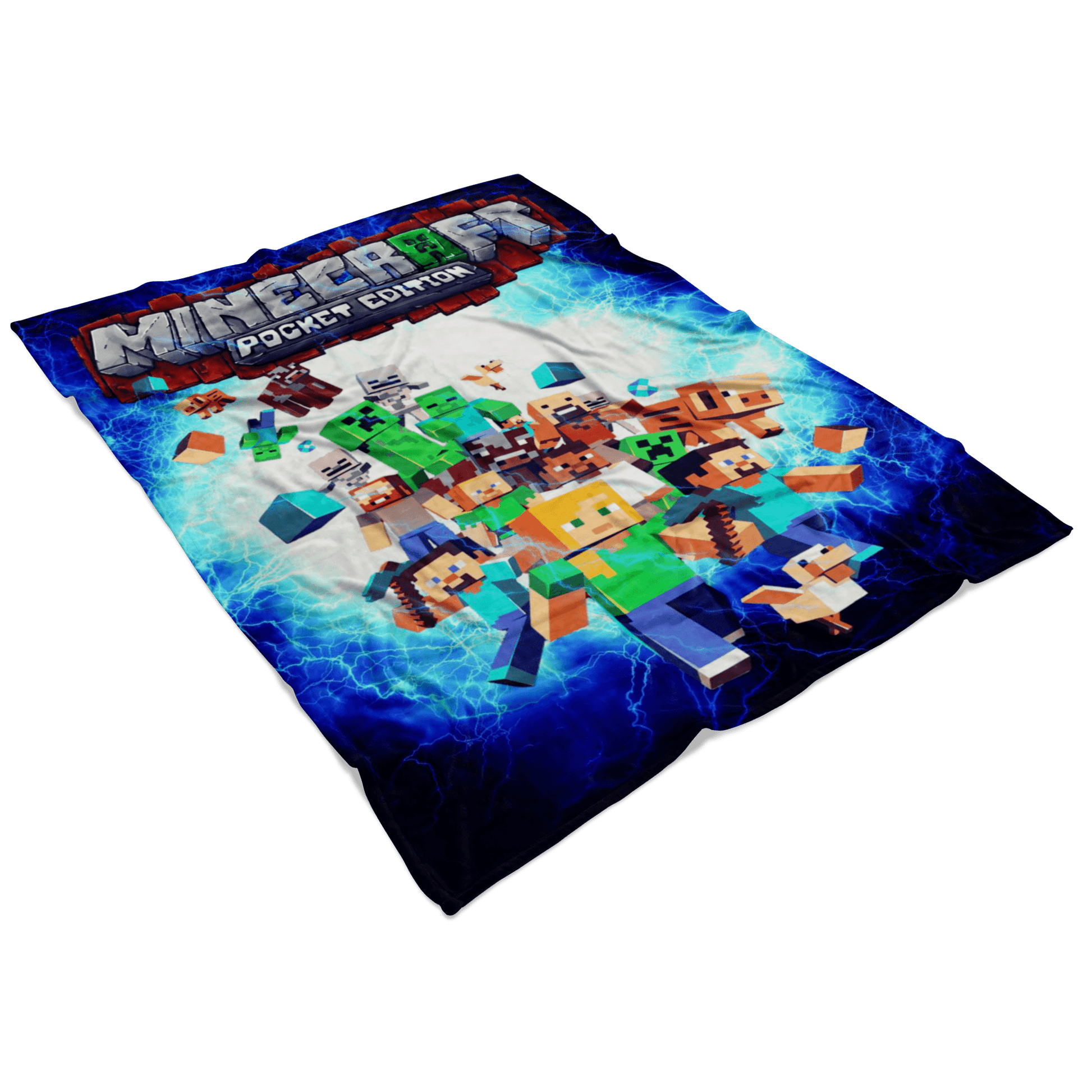 Minecraft Fleece Blanket Electric Black Blanket - Lusy Store