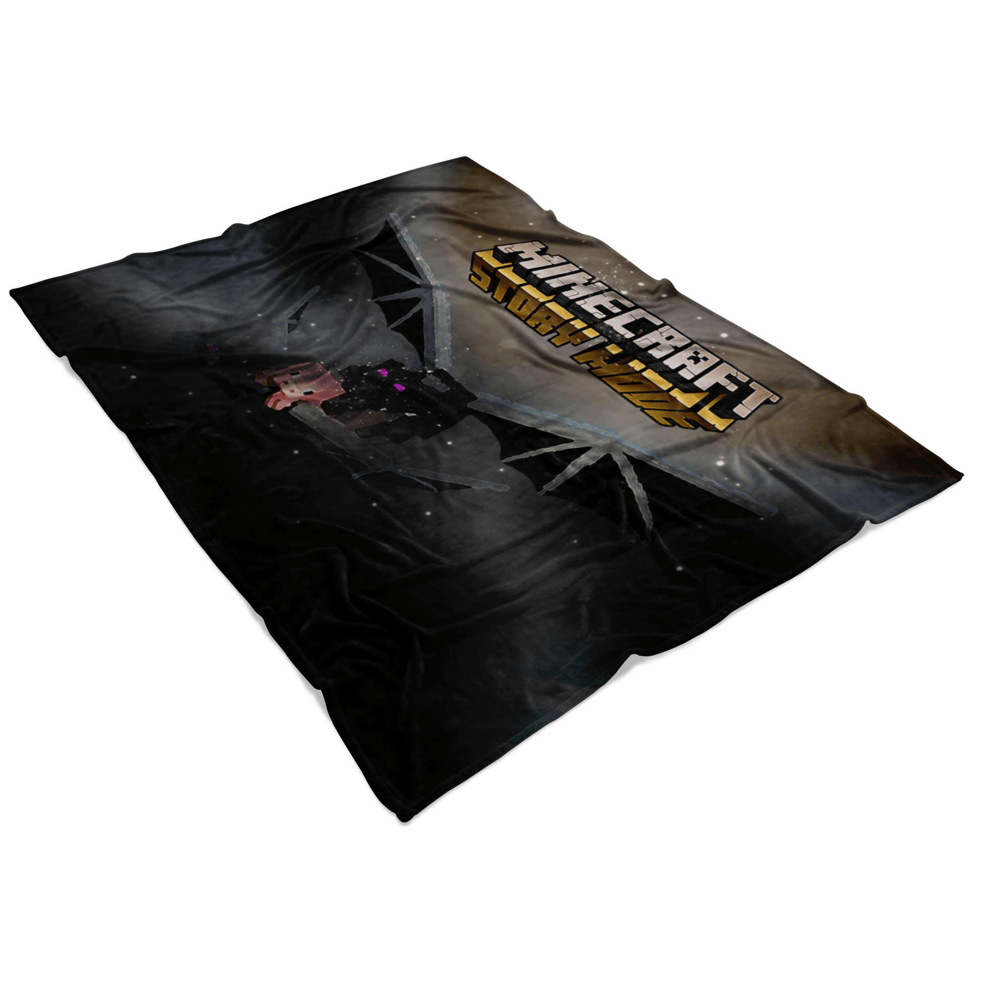Minecraft Fleece Blanket Ender Dragon Black Blanket LS0715 - Lusy Store