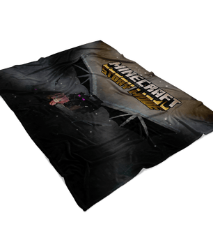 Minecraft Fleece Blanket Ender Dragon Black Blanket LS0715 - Lusy Store