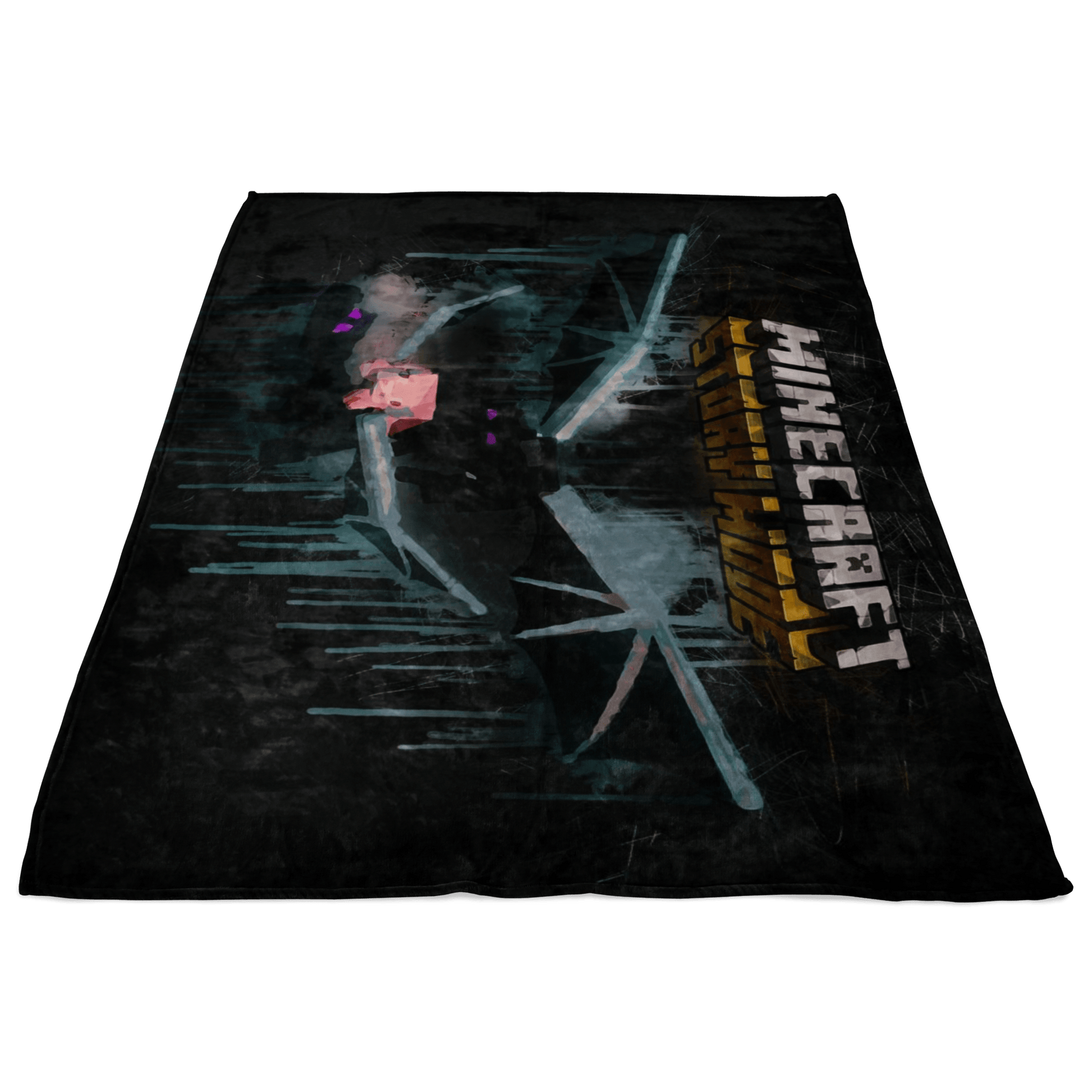 Minecraft Fleece Blanket Ender Dragon Black Blanket LS0722 - Lusy Store