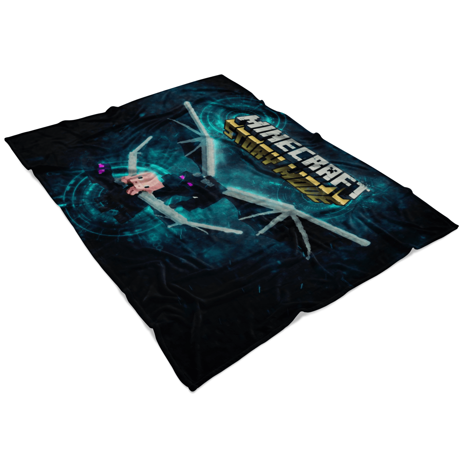 Minecraft Fleece Blanket Ender Dragon Black Blanket LS0757 - Lusy Store