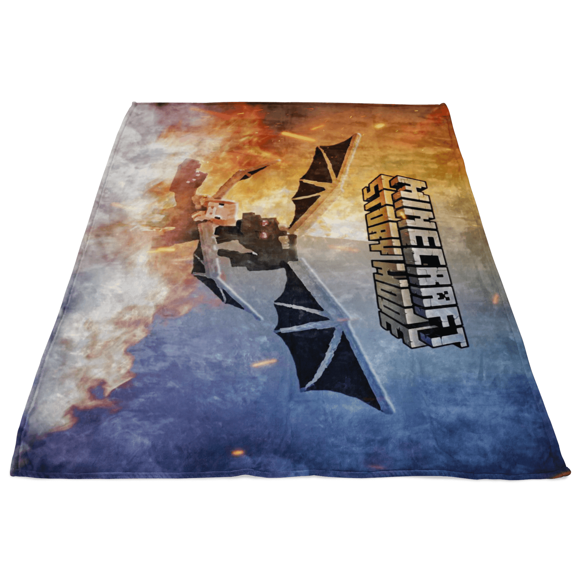 Minecraft Fleece Blanket Ender Dragon Champions Colorful Blanket - Lusy Store