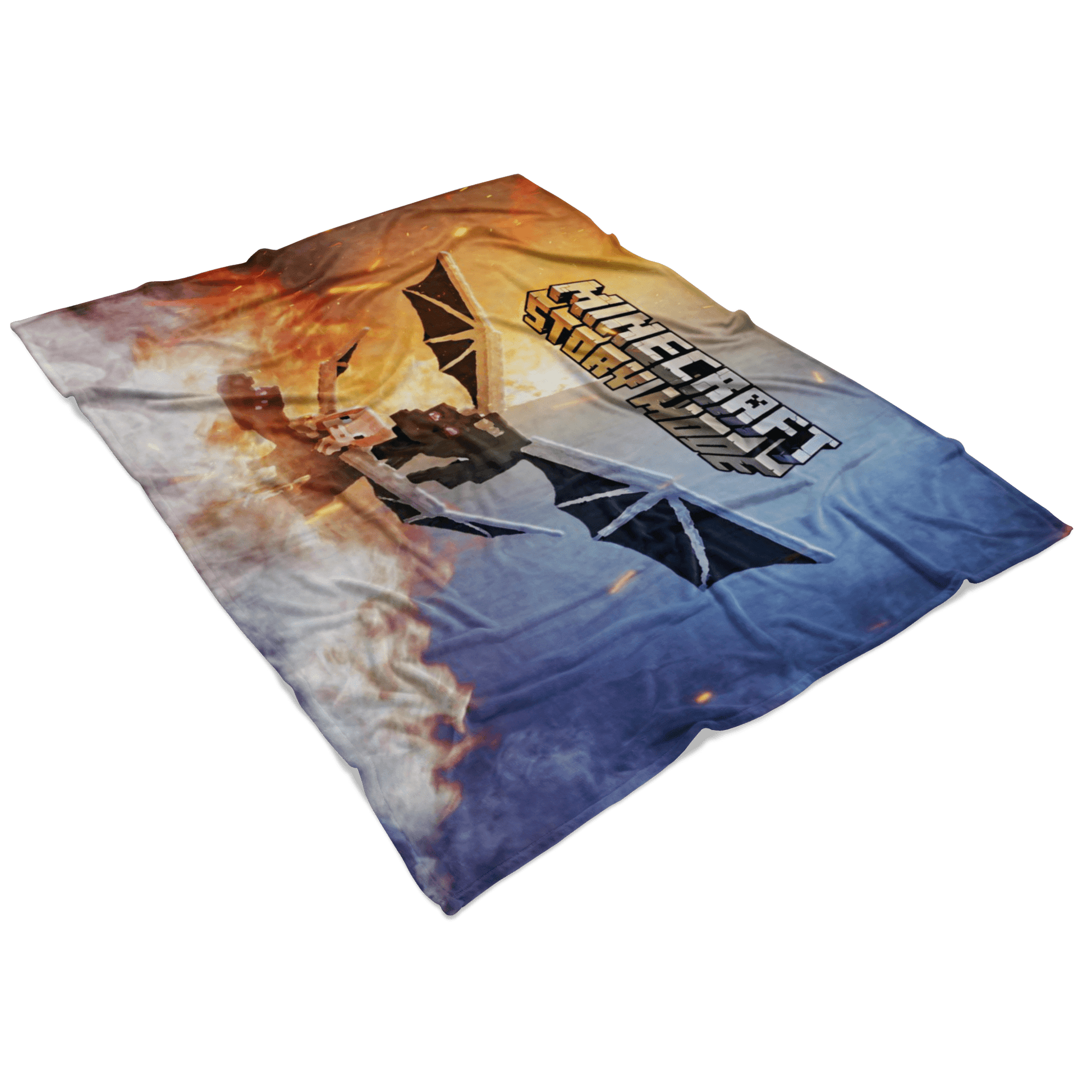 Minecraft Fleece Blanket Ender Dragon Champions Colorful Blanket - Lusy Store