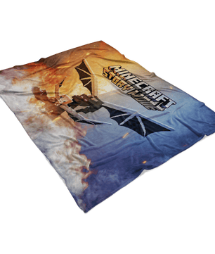 Minecraft Fleece Blanket Ender Dragon Champions Colorful Blanket - Lusy Store